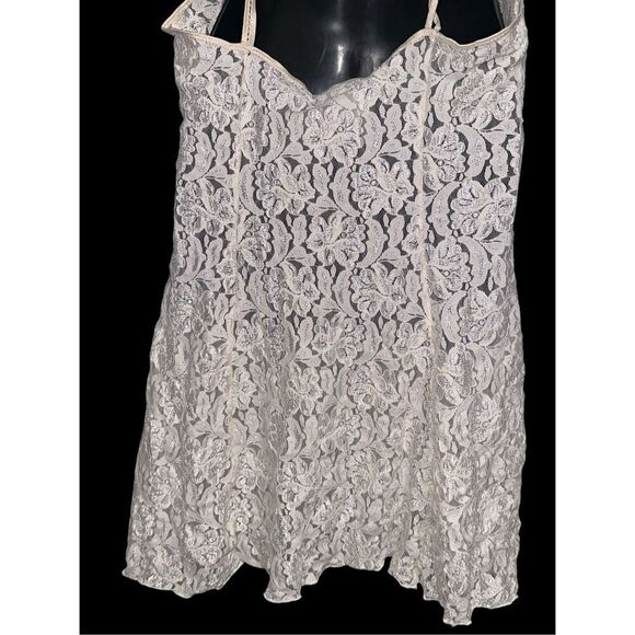 Beautiful Vintage Kathy Ireland Lacey Slip Dress  Intimates Women's Size large c - Picture 5 of 11